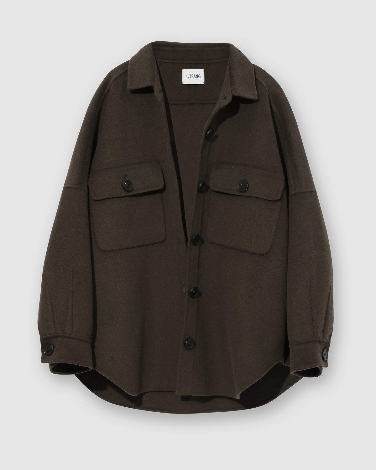 OVERSIZED WOOL JACKET - Major Brown