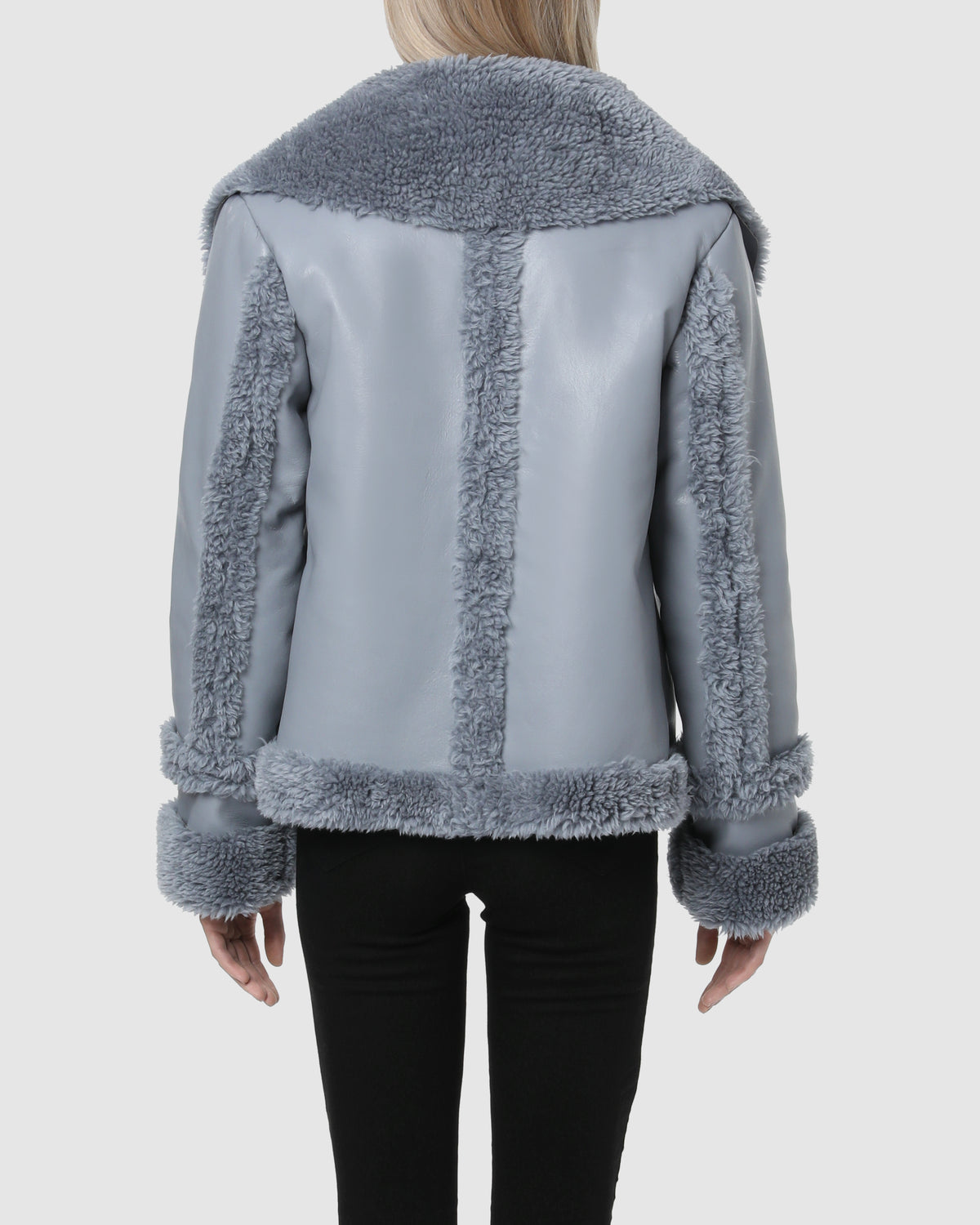 FAUX SHEARLING – Zen Blue